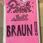 Pink statt Braun - Kein Platz für Rassismus